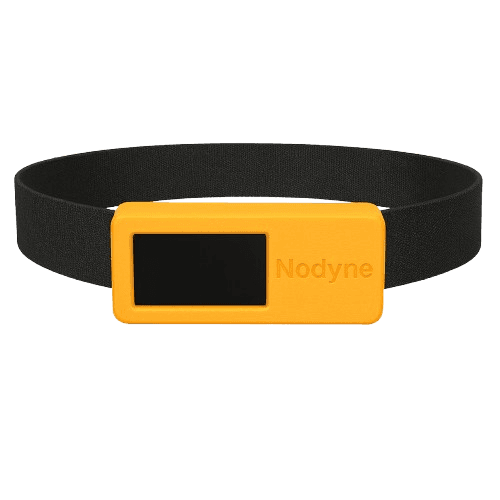 Nodyne device floating in background